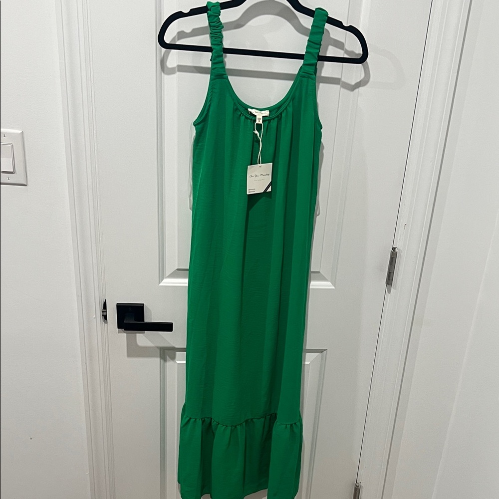 See You Monday Vibrant Green‎ Maxi Dress